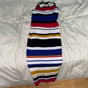 Fashion Nova striped midi dress
